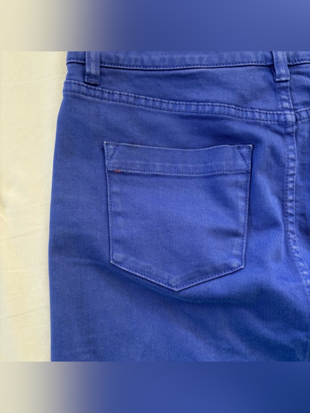 J.Crew bright blue denim mini-skirt - Picture 6 of 9